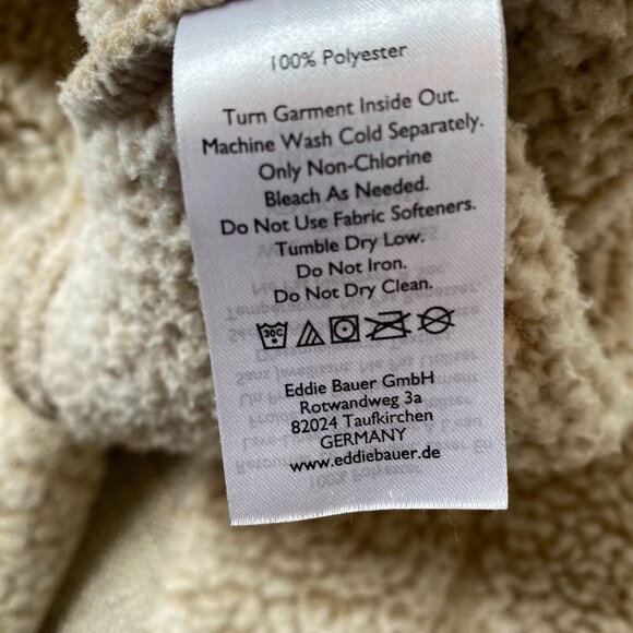 Cozy Bundle: Eddie Bauer Sweater, Cup Cozy and Clay Earrings - Picture 6 of 7